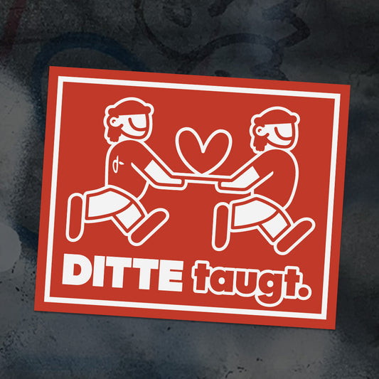 DITTE taugt Ditties – Sticker