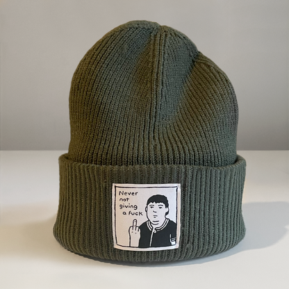 BEANIE Never not giving a fuck