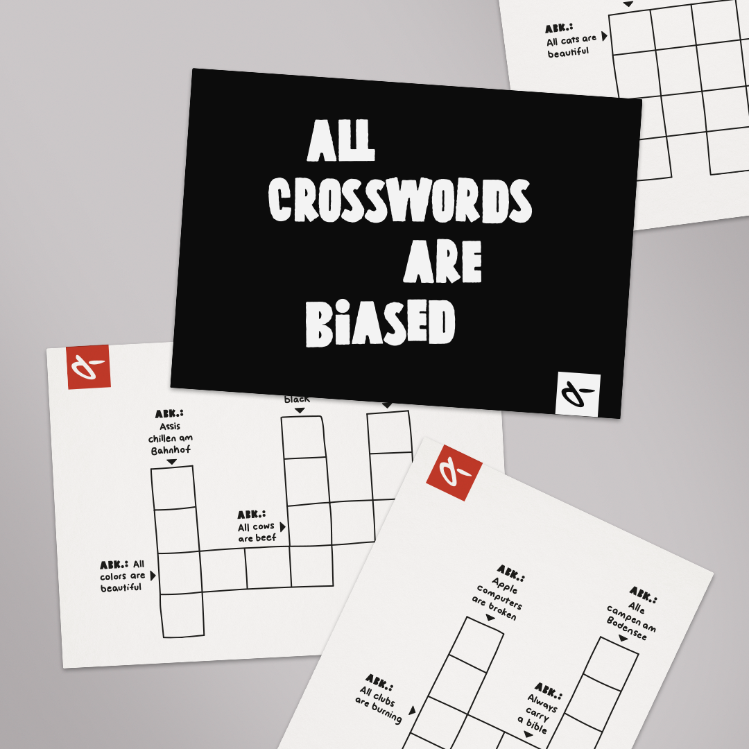 Kreuzworträtsel ACAB – 4er Set