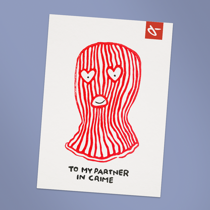 Postkarte Crime