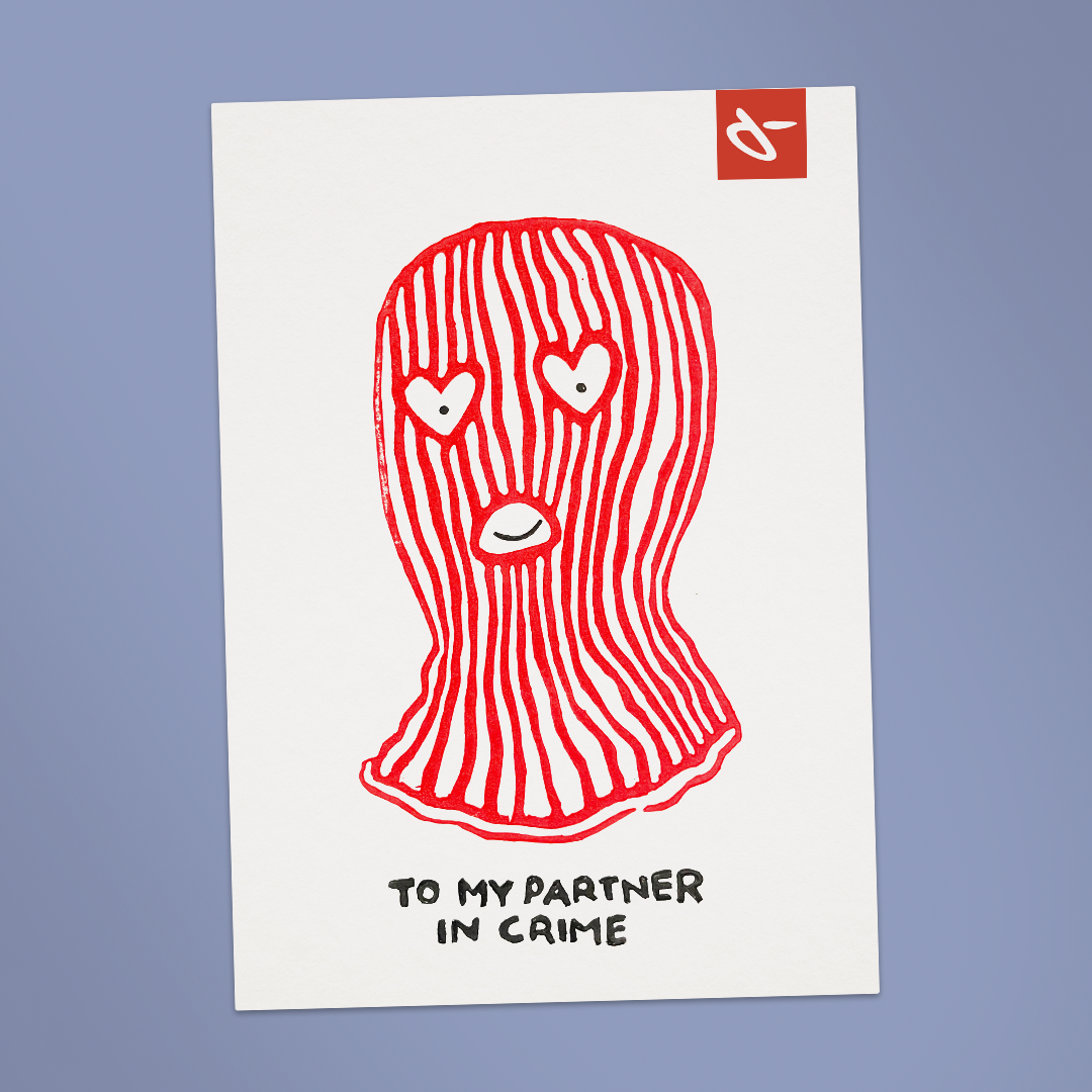 Postkarte Crime
