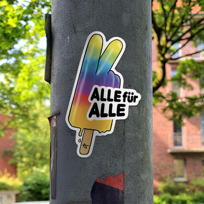 Alle für Alle – Sticker
