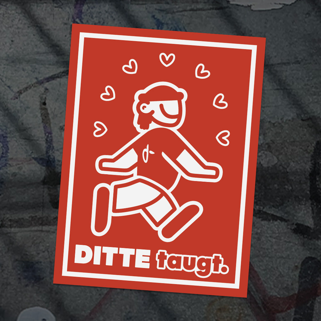 DITTE taugt Ditti – Sticker