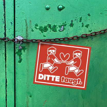 DITTE taugt Ditties – Sticker