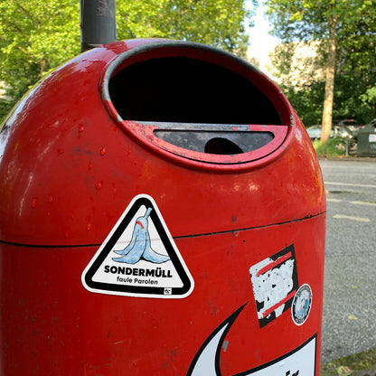 Sondermüll – Sticker